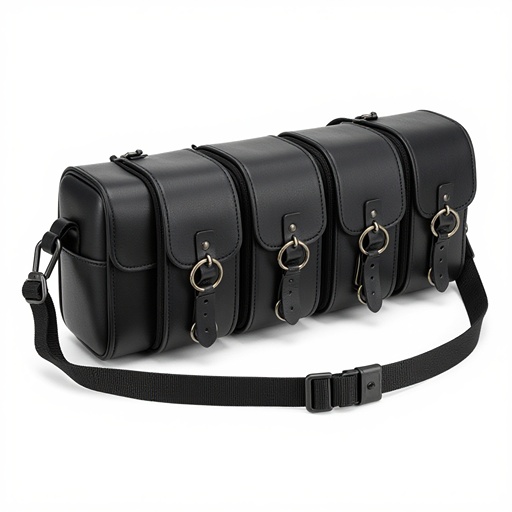 包袋静物图：模块化胸包的独立单元与铰接结构